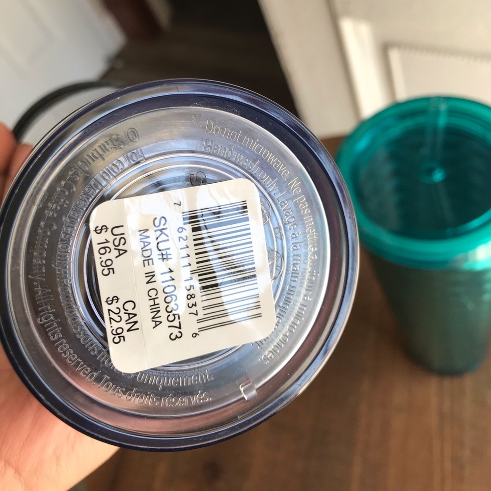 Starbucks 2016 Acrylic geometric studded tumblers - Picture 4 of 7